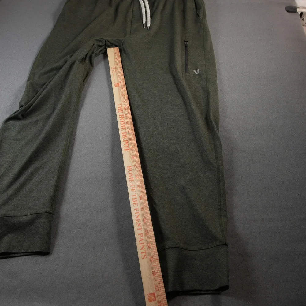 Vuori Sunday Performance Jogger Men Joggers L V416 Active Gym Green 31x27